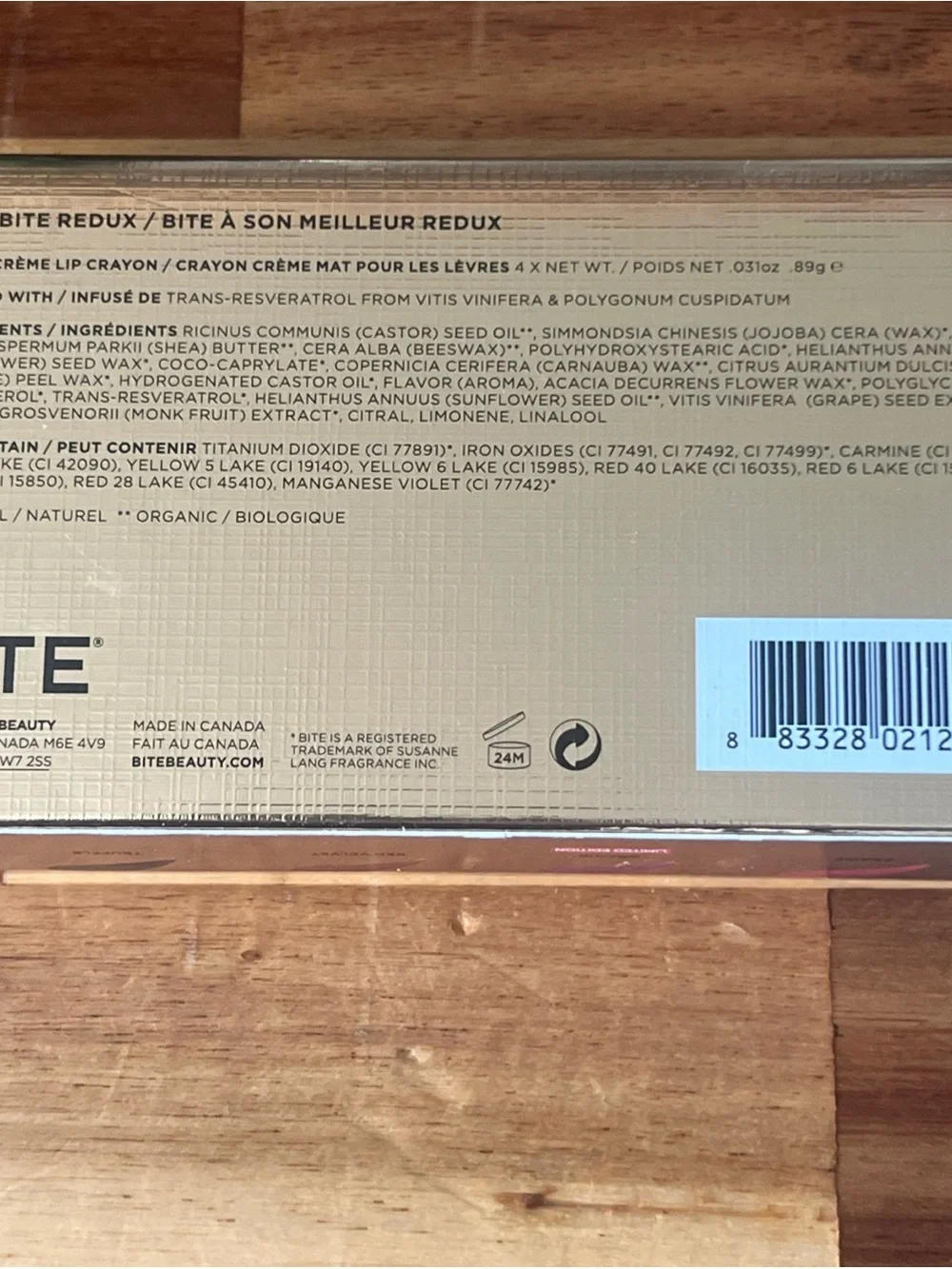 Bite Beauty Best Bite Gift Set 4 Matte Creme Lip Crayons Limited Edition